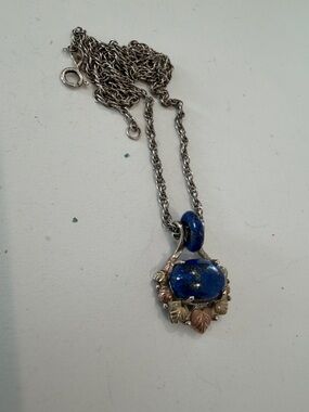 Lapis Pendant Necklace -